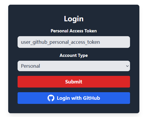Login Screenshot